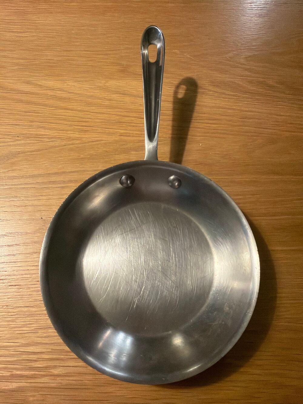 All-Clad Stainless Steel 7 3/4" Frying Pan Skillet Excellent Condition 8"